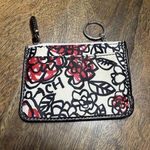 Coach Poppy Graffiti Daisy Wallet Change Purse